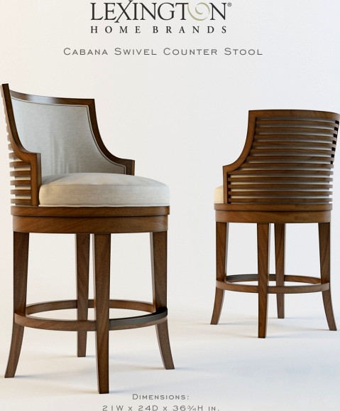 Lexington_Cabana Swivel Counter Stool