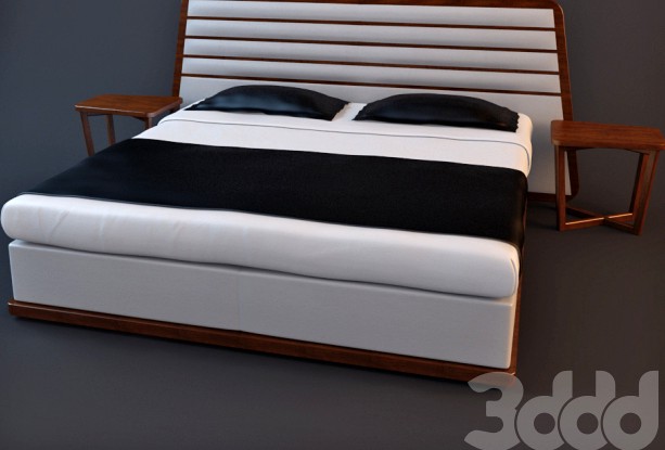 Contemporary Double Bed - GILDA