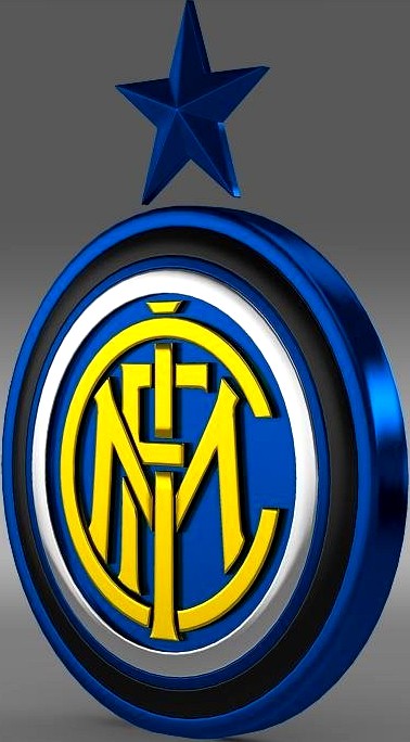 Inter football emblem3d model