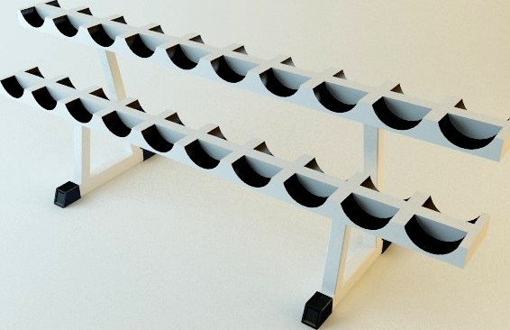 Dumbell Rack3d model