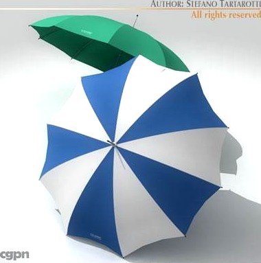 Umbrellas3d model