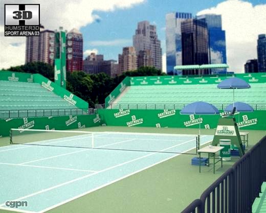 Tennis Arena3d model