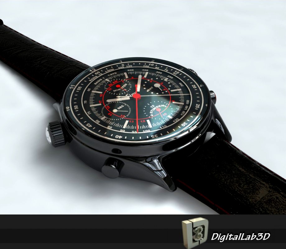 Chrono Watch3d model