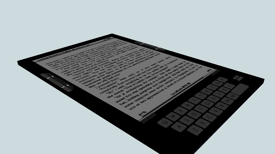 Black E-Reader