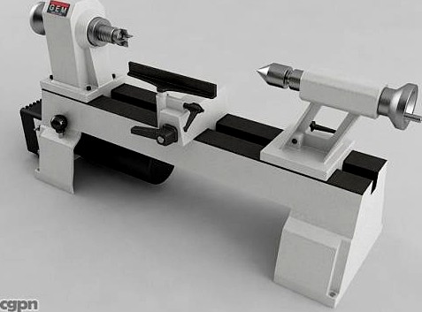 Variable Speed Mini Lathe3d model