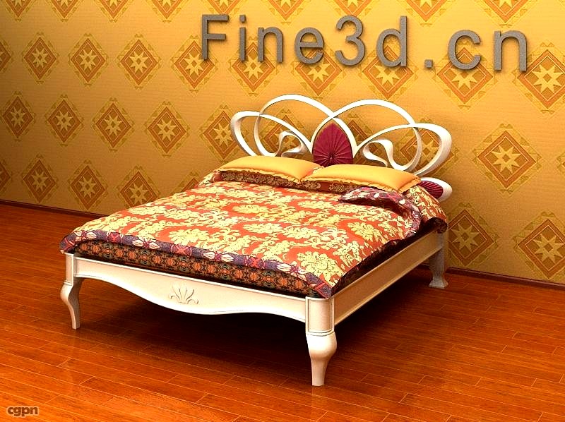 antique-09-Bed-066a3d model