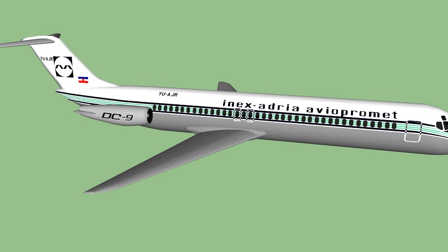 Inex-Adria Airways (1976) - McDonnell Douglas DC-9-33