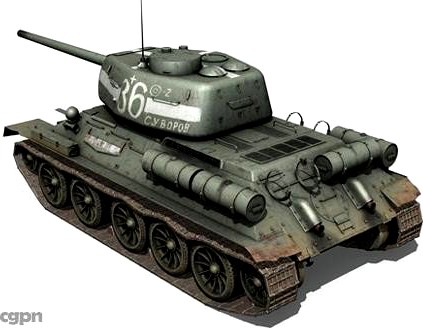 T-34 85 - Soviet medium tank3d model