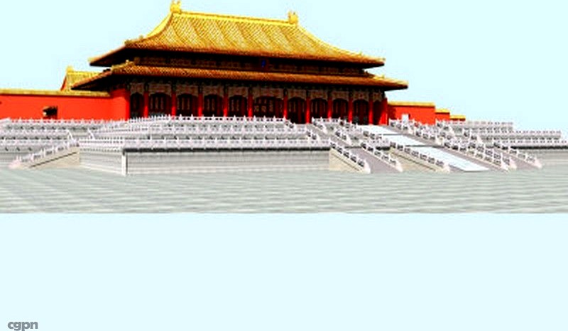 Famous Chinese temple building - 8 - Forbidden City3d model