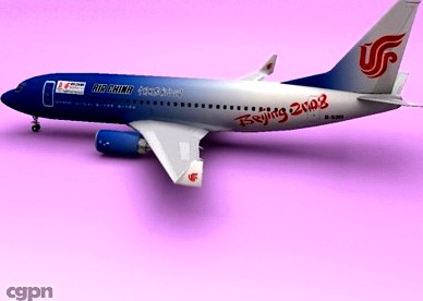 Boeing 737 Beijing Olympic3d model