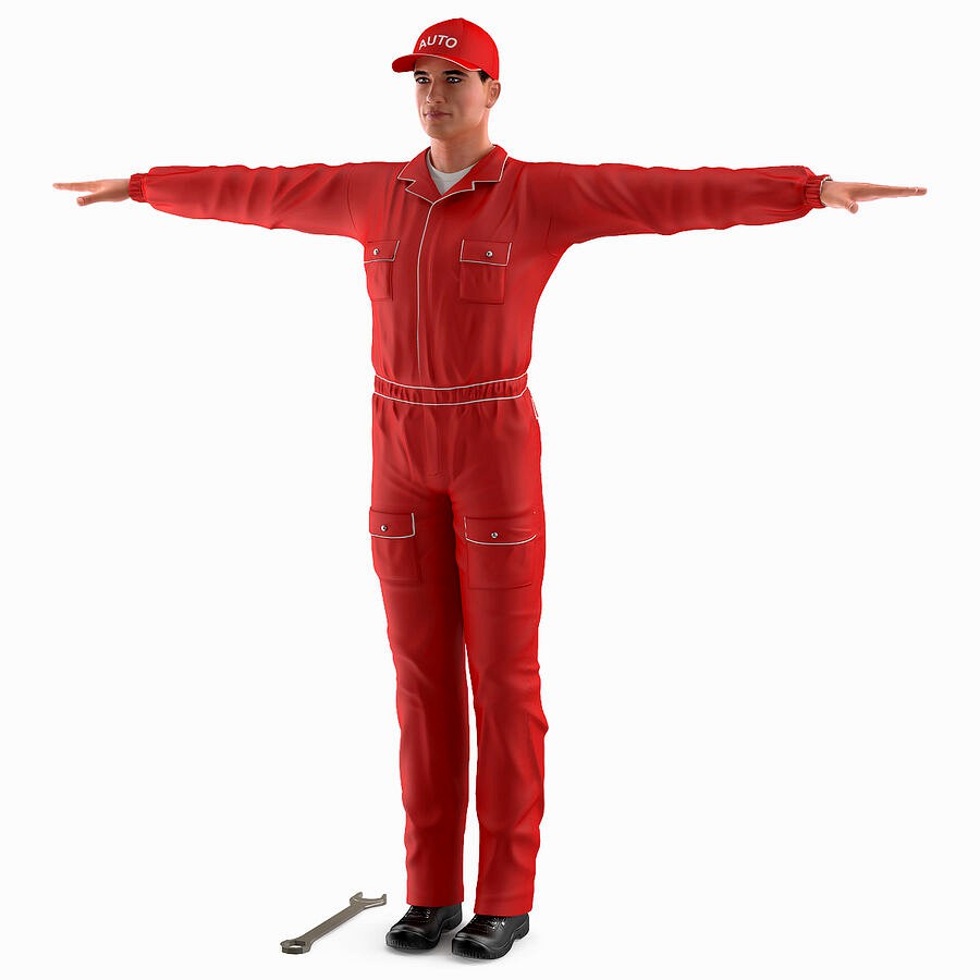 Auto Mechanic T-Pose