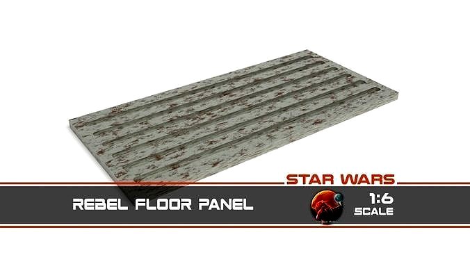 Star Wars Rebel Floor Panel 1-6 scale | 3D