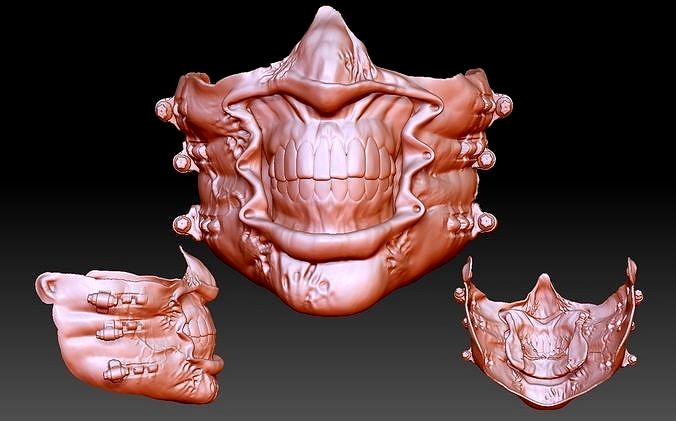 hellraiser chatterer mask | 3D