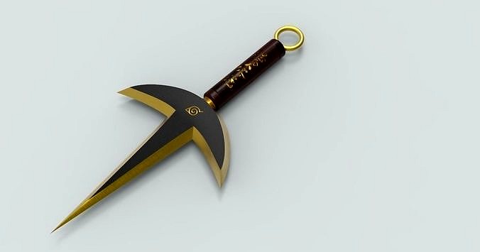 Minato kunai knife - naruto shippuden | 3D