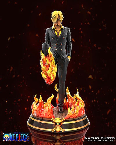 Sanji - One Piece for 3d print model | 3D