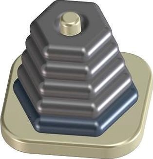 Stacking Toy - Hexagon | 3D