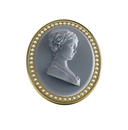 Cameo Brooche 02 | 3D
