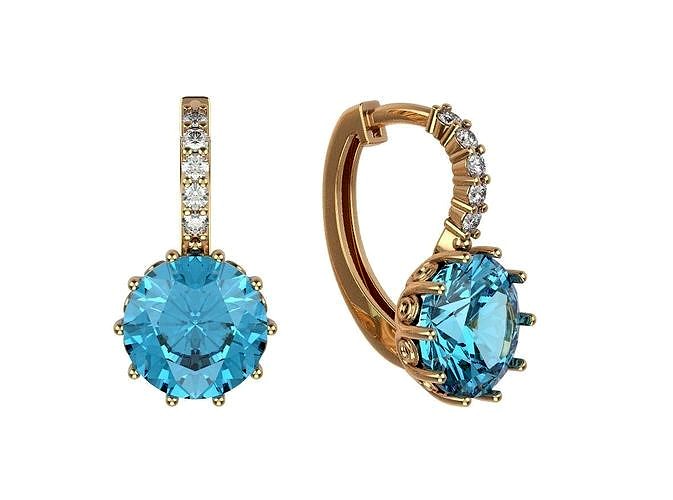 earrings from headset 2 | 3D