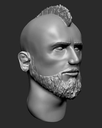 Arturo Vidal head  | 3D