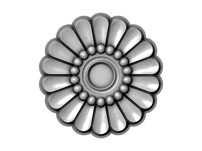 Modern Rosette and Onlay | 3D