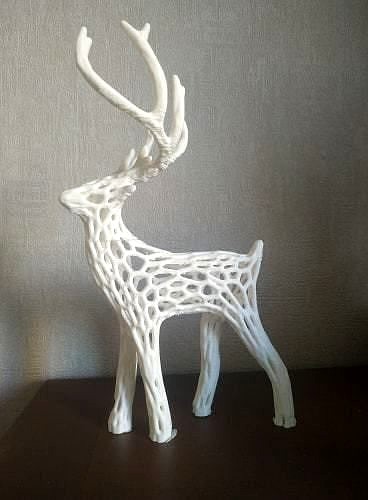 Christmas deer voronoi | 3D