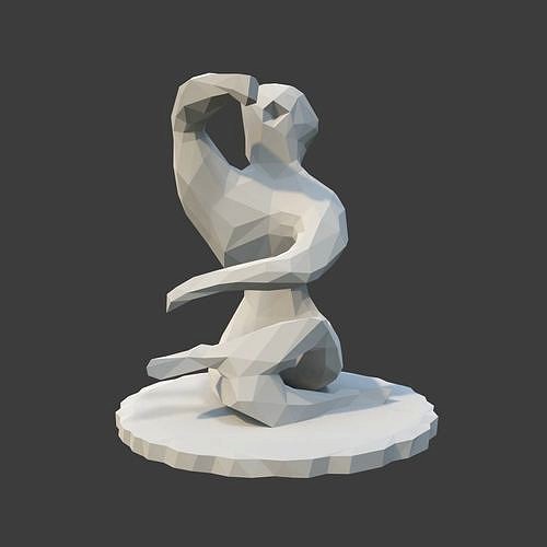 Sitting Sculpture 1 | 3D