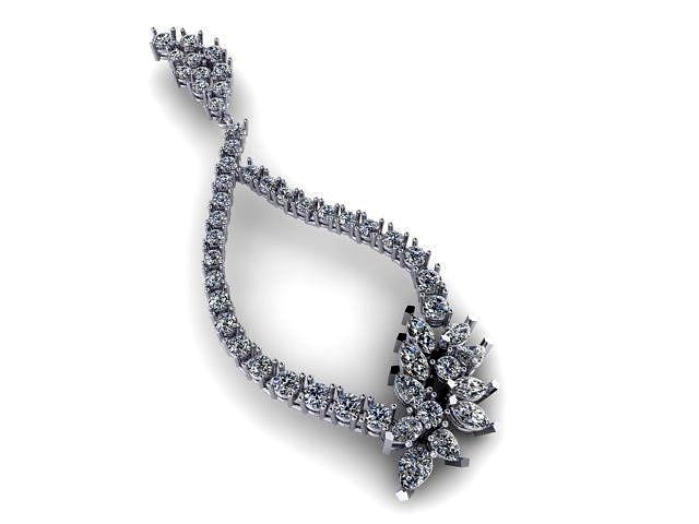 marquise pendant 122  | 3D