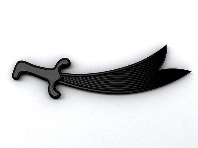 double sided sword | 3D