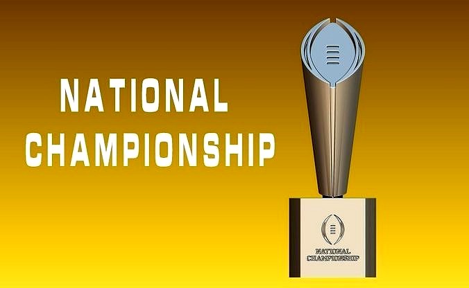 College Football Playoff National Championship Cup | 3D