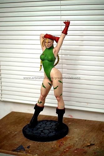 ArtStation - Cammy Bust (Street Fighter)