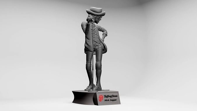 MICK JAGGER 3d ptinting | 3D