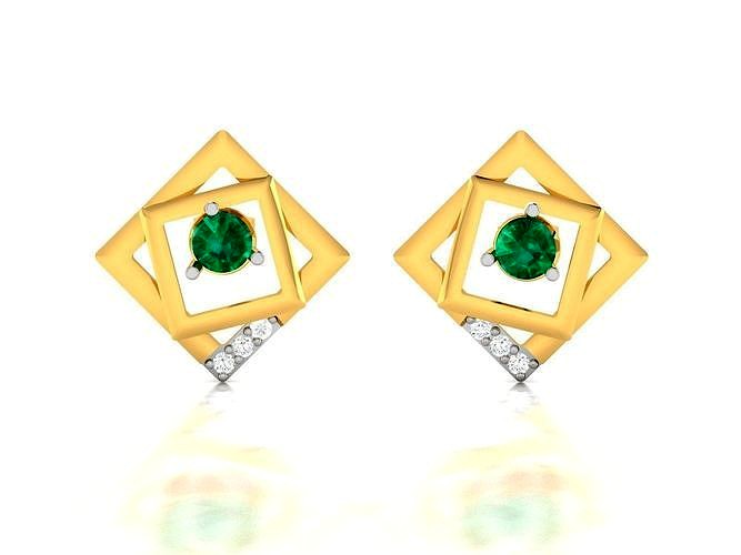 Earrings-1237 | 3D