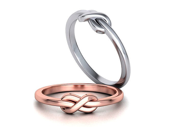The Knot Forever Infinity ring 3dmodel  | 3D