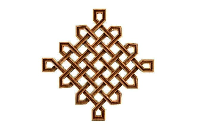 Celtic knot ornament CNC | 3D