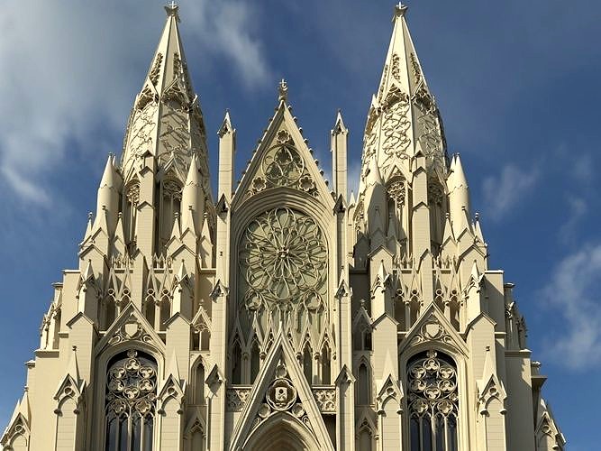 St Patrick Cathedral in Manhattan | 3D