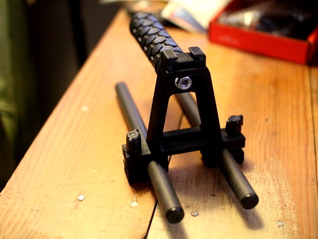 15mm Camera rail adapter for DSLR rig by onelonedork
