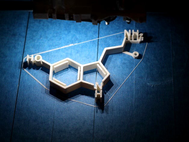 Serotonin Molecule by CharlesDesign
