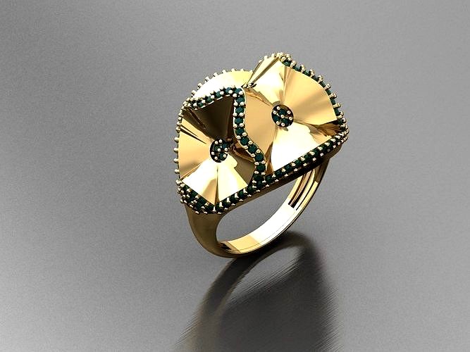 P217- Diamond ring | 3D
