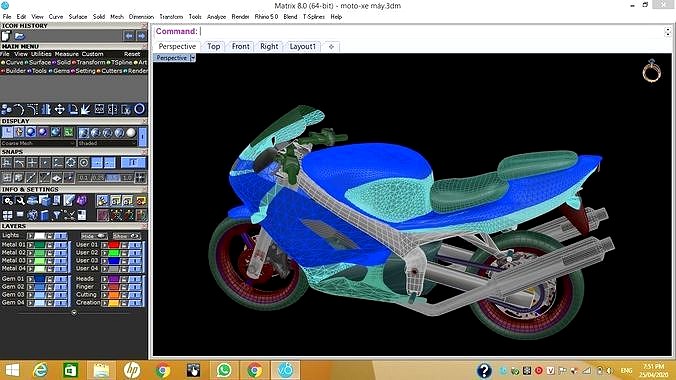 motorcycle | 3D