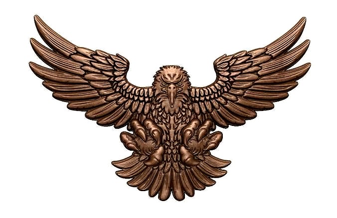 Eagle bas-relief 2 | 3D