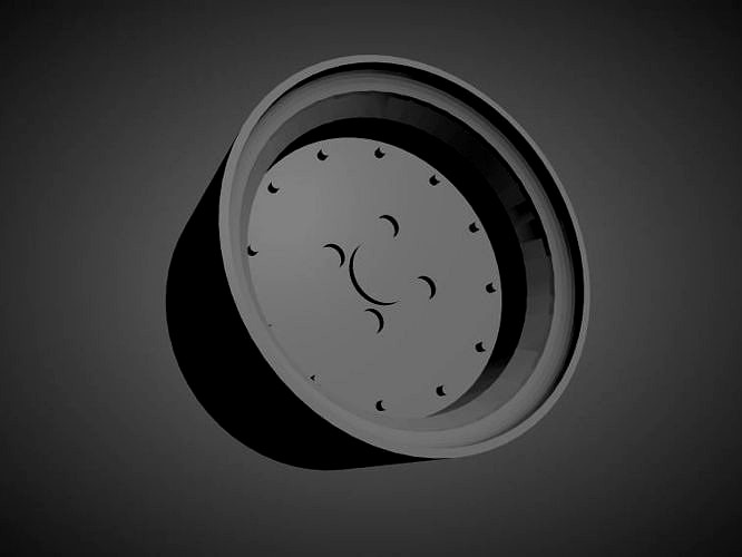 SSR MKI scalable and Printable rim | 3D