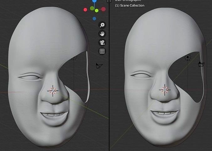 Japanese Noh mask Wagakki band machiya mask 3d print mask | 3D