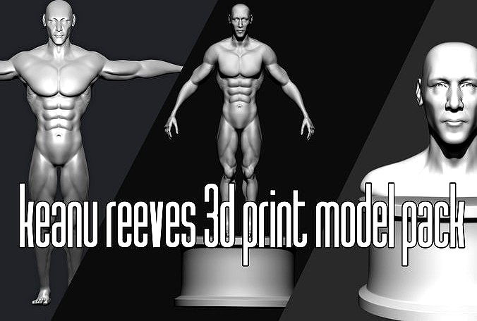 keanu reeves 3d print model pack | 3D