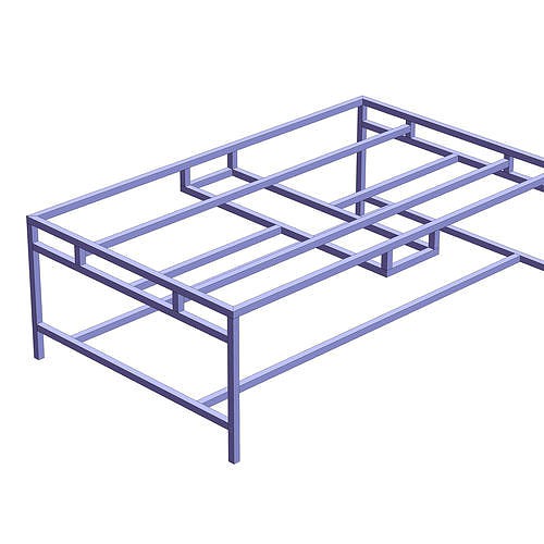 industrial table | 3D