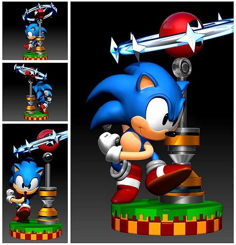 Sonic The Hedgehog 3DPrint | 3D