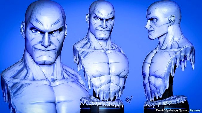 Campbells Iceman Bust | 3D