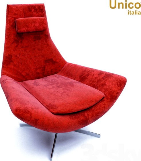 Armchair Unico Italia Zero Quattro POL002