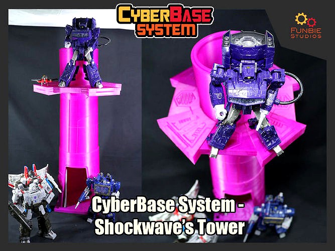 CyberBase System Shockwave Tower | 3D