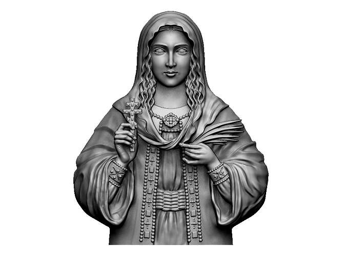 Saint Tatiana pendant god Holy  | 3D