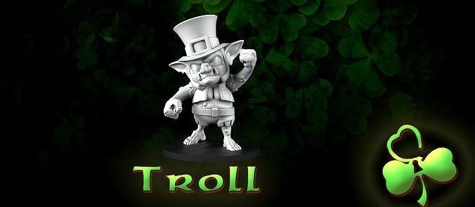 Troll leprechaun | 3D